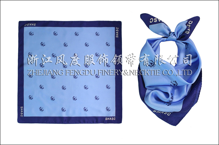 上海奉賢區(qū)行政服務中心 真絲小方巾 規(guī)格：53x53cm